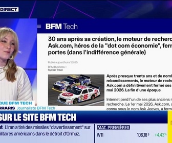 Replay Tech & Co, la quotidienne - À lire sur le site Tech&Co : 30 ans après sa création, le moteur de recherche Ask.com ferme ses portes (dans l'indifférence générale), par Salomé Ferraris - 04/05