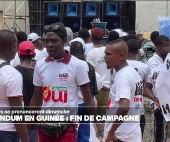 Replay Journal de l'Afrique - Référendum en Guinée : les soutiens de Mamadi Doumbouya se mobilisent avant le vote dimanche