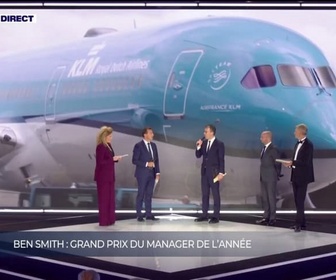 Replay BFM Awards - Ben Smith, directeur général d'Air France-KLM, remporte le prix du manager de l'année