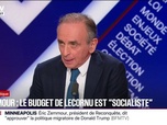Replay BFM Politique - Pour Éric Zemmour, président de Reconquête!, le budget de Sébastien Lecornu est un budget socialiste