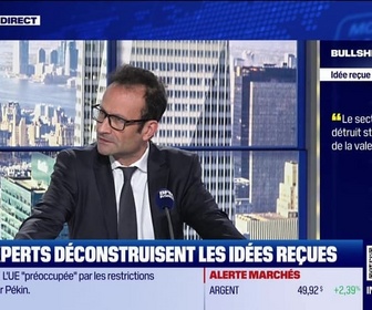 Replay BFM Bourse - Bullshitomètre : Le secteur du raffinage détruit structurellement de la valeur - FAUX répond Bertrand Puiffe - 09/10