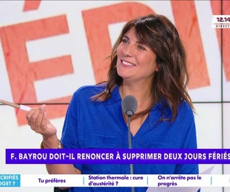 Replay Estelle Midi - François Bayrou doit-il renoncer à supprimer 2 jours fériés ?
