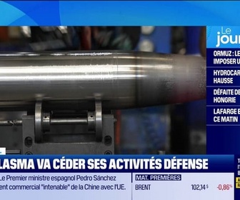 Replay Good Morning Business - Europlasma va céder ses activités défense
