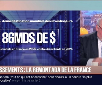 Replay BFM Première - BFM Conso : Investissements, la remontada de la France - 25/02
