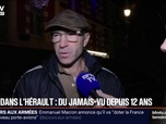 Replay BFM Première - La quantité d'eau est impressionnante: Roger réagit aux crues dans l'Hérault