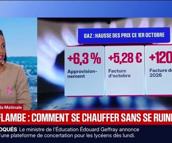 Replay BFM Première - Prix du gaz: comment se chauffer sans se ruiner ?