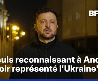 Replay 20H BFM - Volodymyr Zelensky annonce que son chef de cabinet a démissionné après une perquisition des autorités anticorruption ukrainiennes