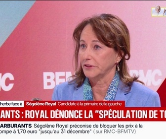 Replay Face à Face - Carburant: Ségolène Royal, candidate à la primaire socialiste, dénonce une forme de spéculation sur la hausse du prix du pétrole par Total