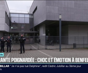 Replay 20H BFM - Enseignante poignardée en classe dans le Bas-Rhin: choc et émotion à Benfeld