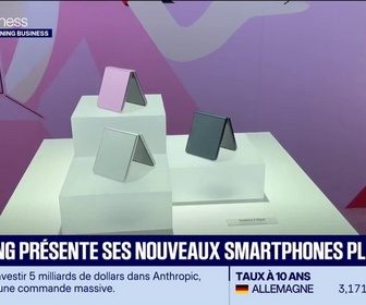 Replay Good Morning Business - Samsung présente ses nouveaux smartphones pliants