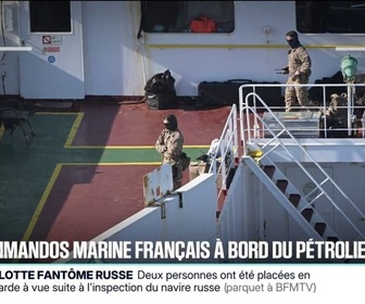 Replay 20H BFM - Saint-Nazaire: deux personnes en garde à vue après l'intervention de la Marine nationale sur un pétrolier fantôme russe