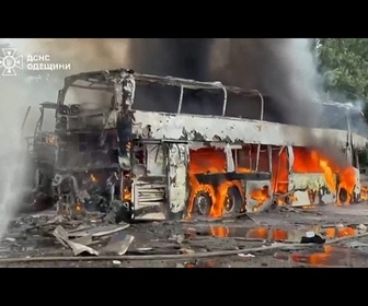 Replay des civils se mettent à l'abri pendant une frappe russe sur Soumy