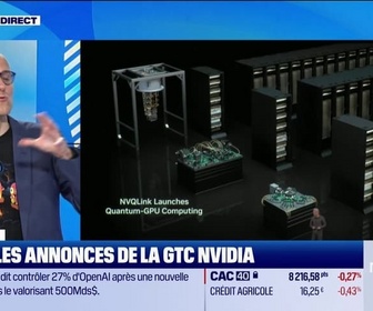 Replay Culture IA : Tech, les annonces de la GTC Nvidia, par Anthony Morel - 29/10