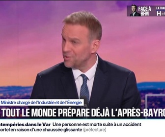 Replay 20H BFM - Vote de confiance à l'Assemblée nationale: Marine Le Pen veut abaisser nos institutions, estime Marc Ferracci, ministre chargé de l'Industrie et de l'Énergie