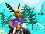 Replay Jean-Michel, super caribou - Jean-Michel et le motard sur le toit