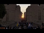 Replay Solstice d'hiver : le lever du soleil s'aligne avec le temple de Karnak à Louxor, en Égypte