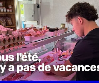 Replay ROBIN DE BFM - À 24 ans, il passe son premier été à la tête de sa propre boucherie