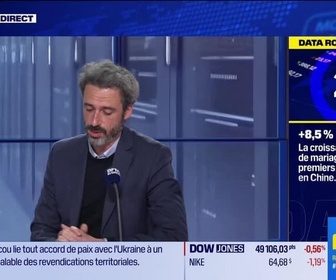Replay BFM Bourse - La Data Room : + 8,5% : croissance du nombre de mariages pour les 9 premiers mois de 2025 en Chine. - 23/01