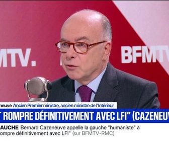 Replay Face à Face - Il faut rompre définitivement avec LFI, soutient Bernard Cazeneuve