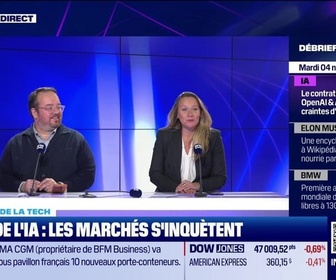 Replay Tech & Co, la quotidienne - Bulle de l'IA : les marchés s'inquiètent - 04/11