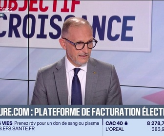 Replay Objectif Croissance - Dominique Périer (ECMA et Afigec) : Jefacture.com, plateforme de facturation électronique - 05/09