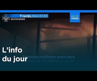 Replay L'info du jour | 22 novembre 2025 - Mi-journée
