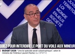 Replay BFM Politique - Une mesure trop stigmatisante: Laurent Nuñez n'est pas favorable à l'interdiction du port du voile pour les mineures dans l'espace public