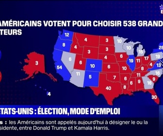 Replay Élections américaines: grands électeurs, égalité, États clés... comment le vote fonctionne-t-il? BFMTV répond à vos questions