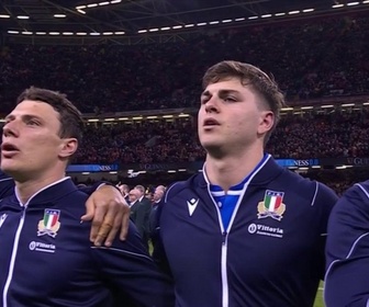 Replay Tournoi des Six Nations de Rugby - Journée 5 : place à l'hymne italien avant le duel face au pays de Galles