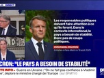 Replay BFM Story - Story 4 : Macron, Le pays a besoin de stabilité - 19/08