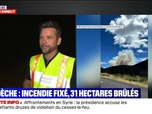 Replay 20H BFM - Incendie en Ardèche: le feu est fixé, mais 45 sapeurs-pompiers restent mobilisés sur place