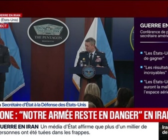 Replay BFM Non-stop - Guerre en Iran : le ministre américain de la Défense s'exprime