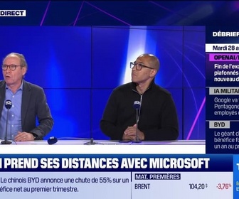Replay Tech & Co, la quotidienne - OpenAI prend ses distances avec Microsoft - 28/04
