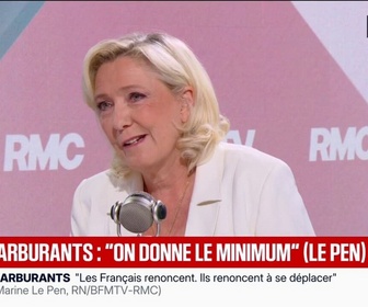 Replay Face à Face - Marine Le Pen estime que les aides sur le carburant mises en place par le gouvernement ne sont pas à la hauteur