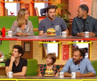Replay Burger Quiz avec Alice Belaïdi, Vincent Lacoste, Roschdy Zem et Fabrice Eboué
