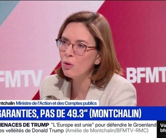 Replay Face à Face - Budget: On préférera perdre notre poste que d'emmener le pays dans le vide, déclare Amélie de Montchalin, ministre de l'Action et des Comptes publics
