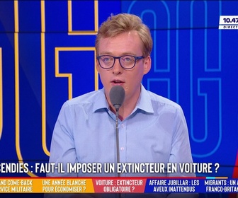 Replay Les Grandes Gueules - Incendie : faut-il imposer les extincteurs en voiture ?