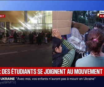 Replay BFM Première - Meilleures conditions d'études, remplacements des enseignants: des étudiants se joignent aux manifestations lycéennes