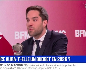 Replay Face à Face - Thomas Ménagé (RN): Si on n'arrive pas à avoir un budget qui va dans le sens de l'intérêt des Français (...) il vaudra mieux prolonger le budget de l'année d'avant