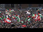 Replay Les manifestants à Rome demandent la fin de l'offensive israélienne à Gaza