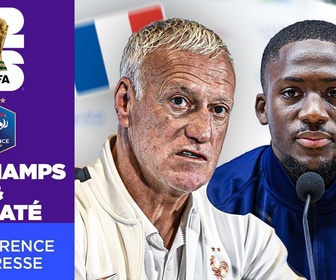 Replay La conférence de presse de Deschamps et Konaté avant France - Angleterre
