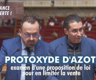 Replay La séance est ouverte ! - Protoxyde d'azote : examen d'une proposition de loi pour en limiter la vente