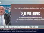 Replay BFM Première - BFM éco : Pauvreté, 30e rapport du Secours Catholique - 21/11