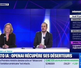 Replay Tech & Co, la quotidienne - Mercato IA : OpenAI récupère ses déserteurs - 15/01