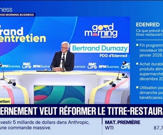 Replay Good Morning Business - Le gouvernement veut réformer le titre-restaurant