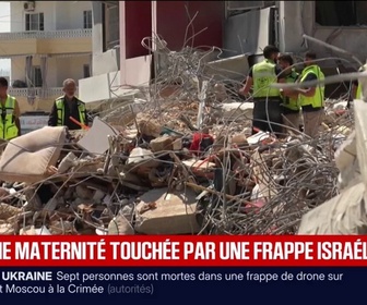Replay BFM Première - Guerre au Moyen-Orient: une maternité de Tyr touchée par une frappe de l'armée israélienne