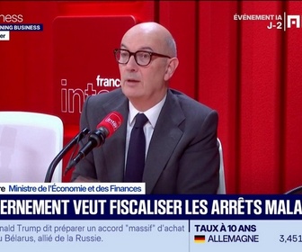 Replay Good Morning Business - Le gouvernement veut fiscalier les arrêts maladie