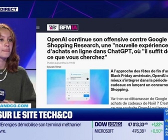 Replay Tech & Co, la quotidienne - À lire sur le site Tech&Co : Shopping Research, une nouvelle expérience d'achat en ligne dans ChatGPT, où il suffit d'écrire ce que vous cherchez, par Salomé Ferraris - 25/11
