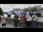 Replay Le Pont Neuf à nouveau emballé : l'artiste JR met en place son œuvre monumentale et éphémère