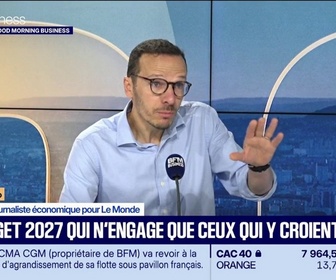 Replay Good Morning Business - Un budget 2027 qui n'engage que ceux qui y croient
